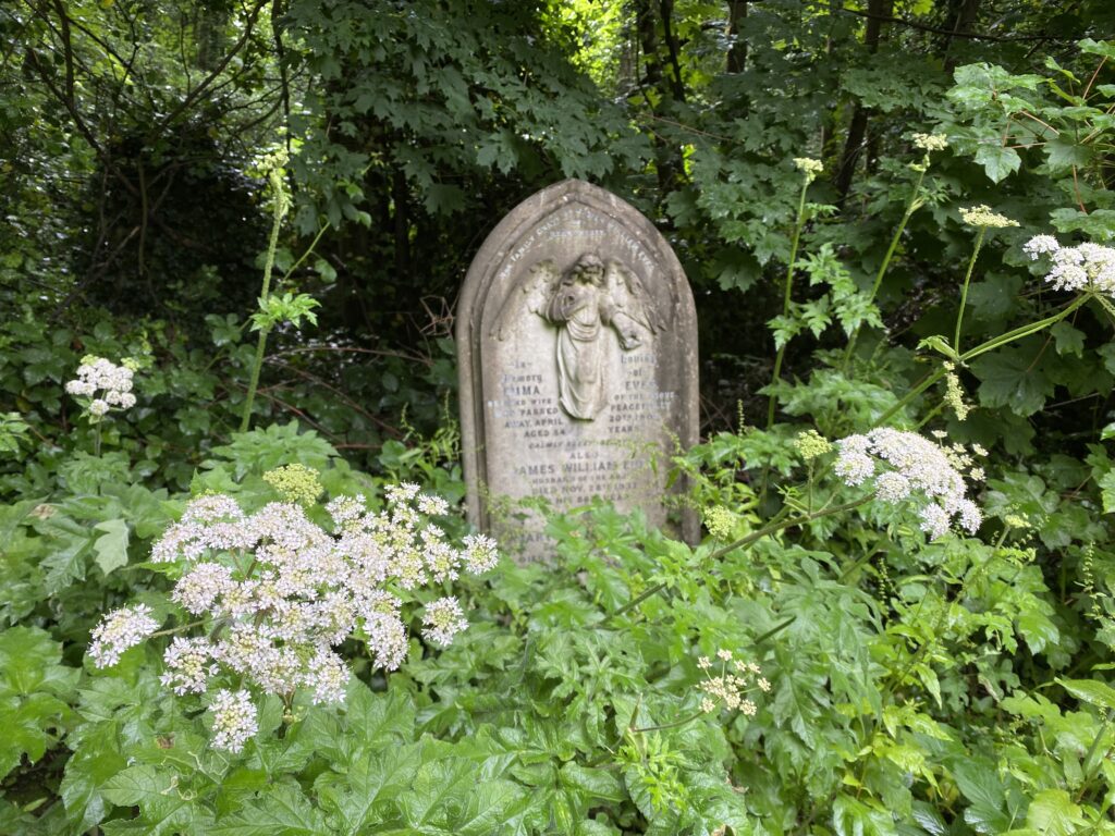 A Victorian grave at Nunhead cemetery, London