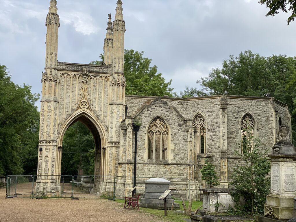 The chapel at Nunhead Cemetery